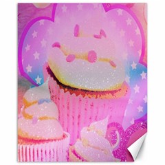 Cupcakes Covered In Sparkly Sugar Canvas 16  X 20  (unframed)