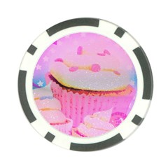 Cupcakes Covered In Sparkly Sugar Poker Chip (10 Pack)