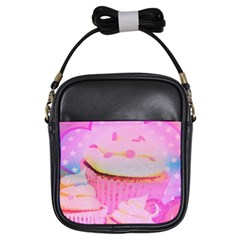 Cupcakes Covered In Sparkly Sugar Girl s Sling Bag