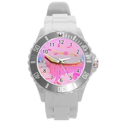 Cupcakes Covered In Sparkly Sugar Plastic Sport Watch (large)