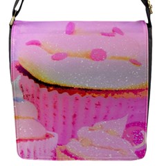 Cupcakes Covered In Sparkly Sugar Flap Closure Messenger Bag (small)