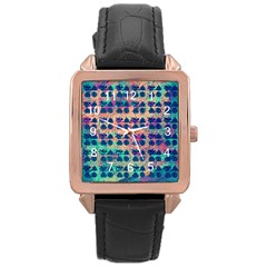 Led Zeppelin Symbols Rose Gold Leather Watch 