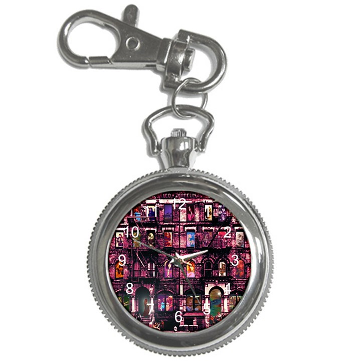 Physical Graffitied Key Chain Watch