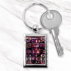 Physical Graffitied Key Chain (rectangle)