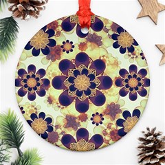 Luxury Decorative Symbols  Round Ornament by dflcprints