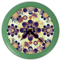 Luxury Decorative Symbols  Wall Clock (color) by dflcprints