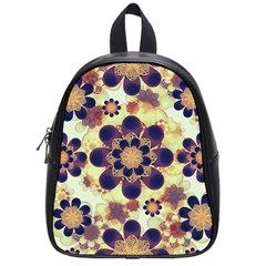 Luxury Decorative Symbols  School Bag (small) by dflcprints