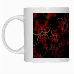 Phenomenon, Orange Gold Cosmic Explosion White Coffee Mug by DianeClancy