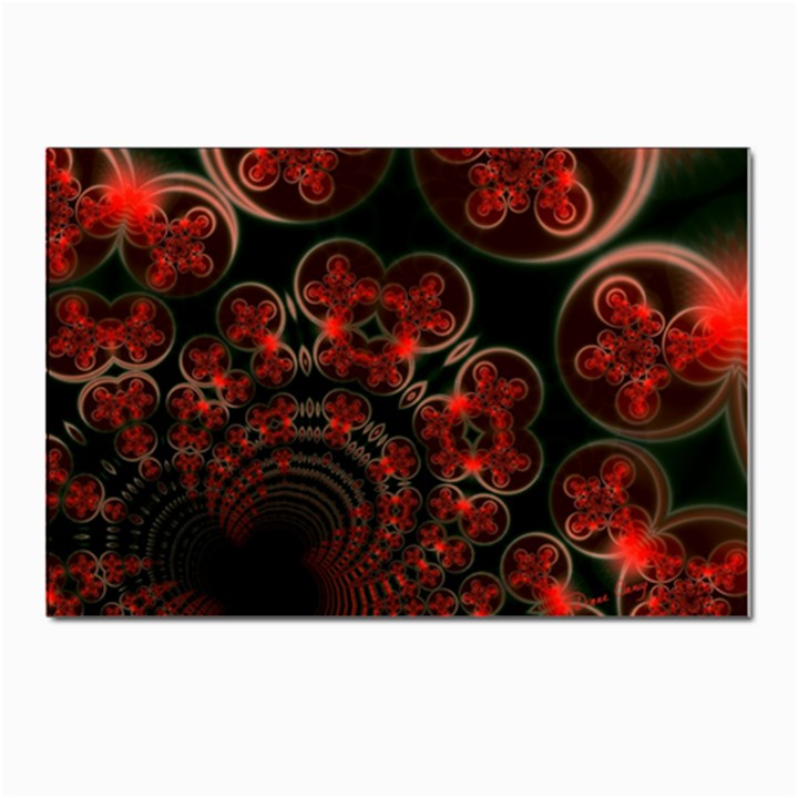 Phenomenon, Orange Gold Cosmic Explosion Postcard 4 x 6  (10 Pack)