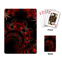 Phenomenon, Orange Gold Cosmic Explosion Playing Cards Single Design