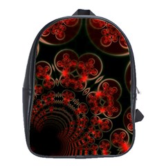 Phenomenon, Orange Gold Cosmic Explosion School Bag (large) by DianeClancy