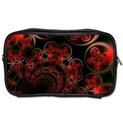 Phenomenon, Orange Gold Cosmic Explosion Travel Toiletry Bag (one Side) by DianeClancy