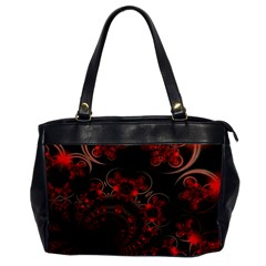 Phenomenon, Orange Gold Cosmic Explosion Oversize Office Handbag (one Side) by DianeClancy