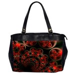 Phenomenon, Orange Gold Cosmic Explosion Oversize Office Handbag (Two Sides) Front