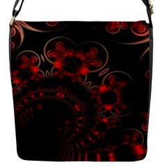 Phenomenon, Orange Gold Cosmic Explosion Flap Closure Messenger Bag (small) by DianeClancy