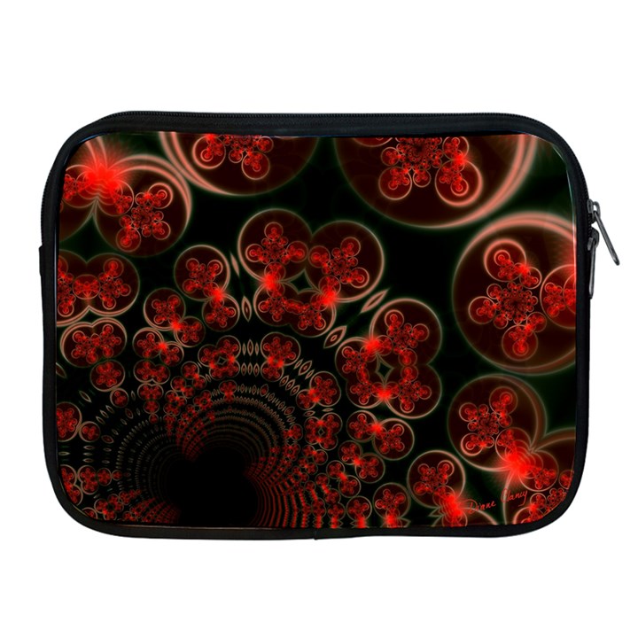 Phenomenon, Orange Gold Cosmic Explosion Apple iPad Zippered Sleeve