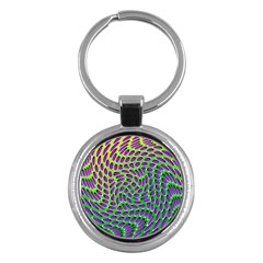 Illusion Delusion Key Chain (round) by SaraThePixelPixie