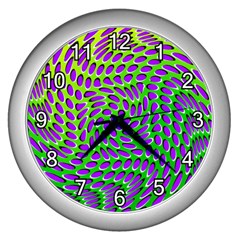 Illusion Delusion Wall Clock (silver)