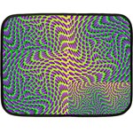 Illusion Delusion Mini Fleece Blanket (Two Sided) 35 x27  Blanket Front