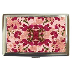 Retro Vintage Floral Motif Cigarette Money Case