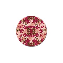 Retro Vintage Floral Motif Golf Ball Marker 10 Pack by dflcprints