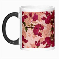 Retro Vintage Floral Motif Morph Mug by dflcprints