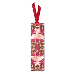 Retro Vintage Floral Motif Small Bookmark