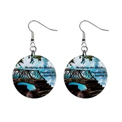 Psychic Medium Claudia Mini Button Earrings