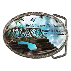 Psychic Medium Claudia Belt Buckle (oval)