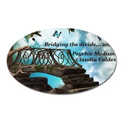 Psychic Medium Claudia Magnet (oval)