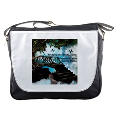 Psychic Medium Claudia Messenger Bag by thesmallmediumatlarge