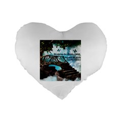 Psychic Medium Claudia 16  Premium Heart Shape Cushion 