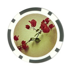 Santa Rita Flower Poker Chip by dflcprints