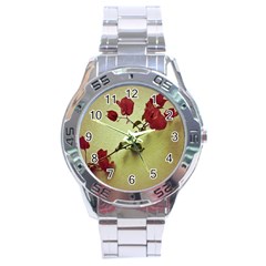 Santa Rita Flower Stainless Steel Watch