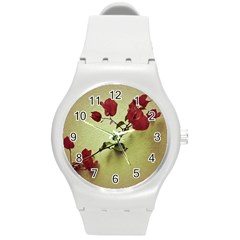 Santa Rita Flower Plastic Sport Watch (medium) by dflcprints