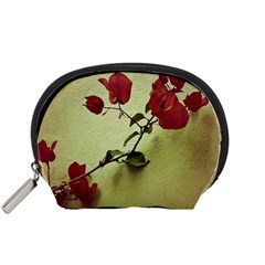 Santa Rita Flower Accessories Pouch (small) by dflcprints