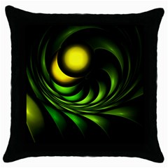 Artichoke Black Throw Pillow Case