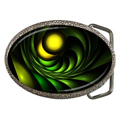 Artichoke Belt Buckle (oval)