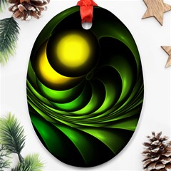 Artichoke Oval Ornament (two Sides)