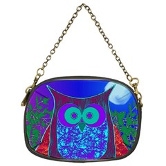 Moon Owl  Chain Purse (one Side)