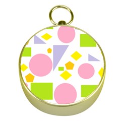 Spring Geometrics Gold Compass