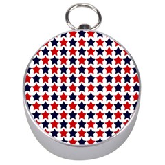 Patriot Stars Silver Compass by StuffOrSomething