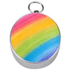 Acrylic Rainbow Silver Compass