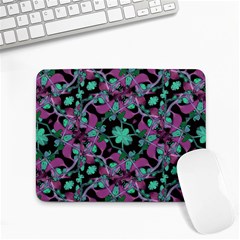 Floral Arabesque Pattern Small Mouse Pad (rectangle) by dflcprints