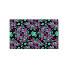 Floral Arabesque Pattern Sticker (rectangle) by dflcprints