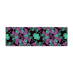 Floral Arabesque Pattern Bumper Sticker by dflcprints