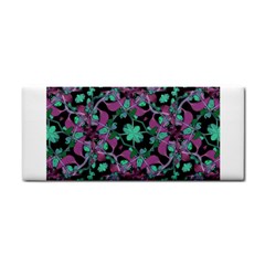 Floral Arabesque Pattern Hand Towel by dflcprints