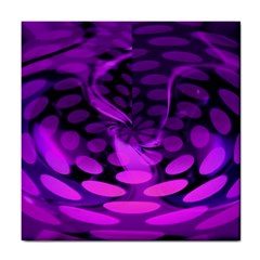 Abstract In Purple Ceramic Tile