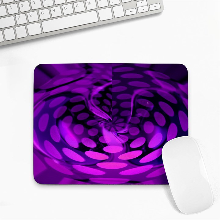 Abstract In Purple Small Mouse Pad (Rectangle)