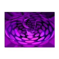 Abstract In Purple A4 Sticker 10 Pack